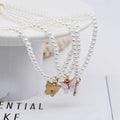 Bow knot pearl necklace packaging - European opal light luxury ball chain women jewelry gift ready