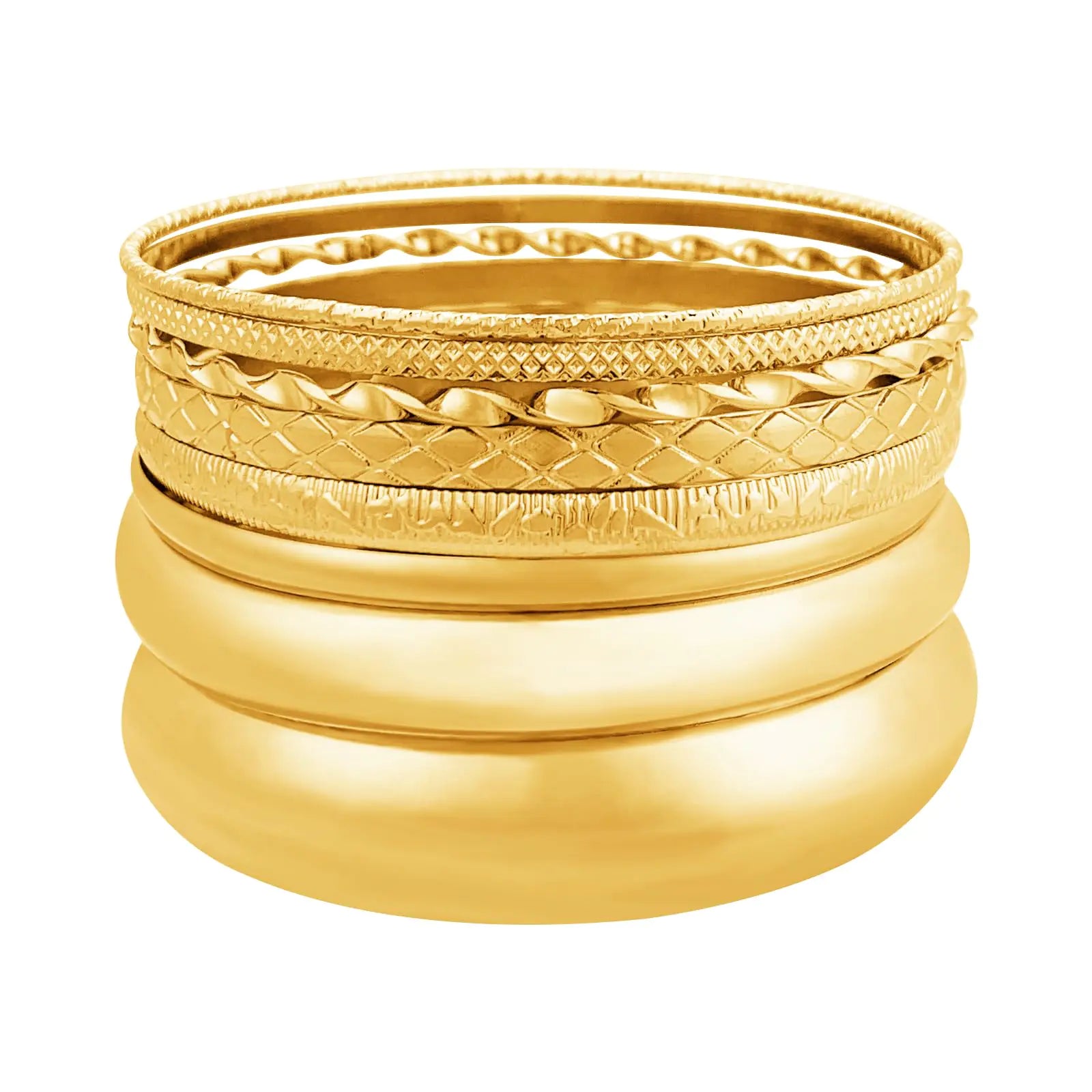 HIIXHC bangles bracelets for women - Indian multi bangle bracelet stack set chunky gold jewelry
